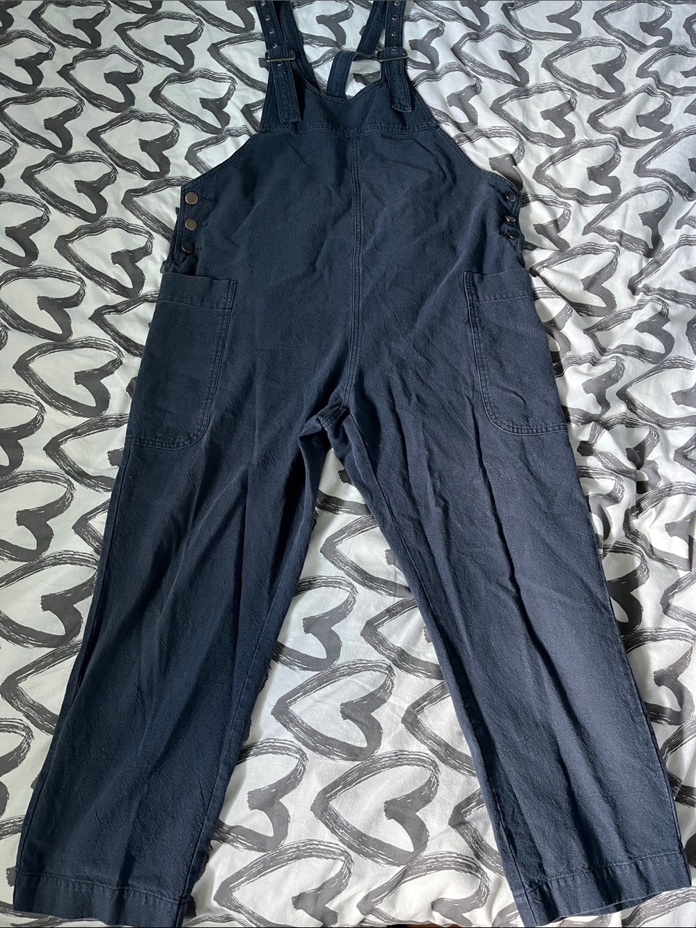 Hemp blend overalls